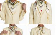 Ideas on how to beautifully tie a scarf around your neck